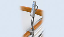 Adapter für Handschalterhalter zur Anbringung an der geteilten Seitensicherung