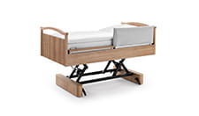 Seitenteilpolster, geschlossene Version mit Sicherheitslasche, grau