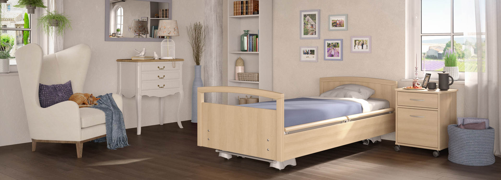 Pflegebett sentida sc - Universal-Niedrigpflegebett - So vielfältig wie Ihr Bedarf